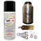 LaserBond 100 Aerosol Black Laser Marking Spray 12 oz, Compatible with CO2 Fiber Diode and YAG Laser Engravers, Permanent Marks on Metal Glass Stone and Ceramic (1)